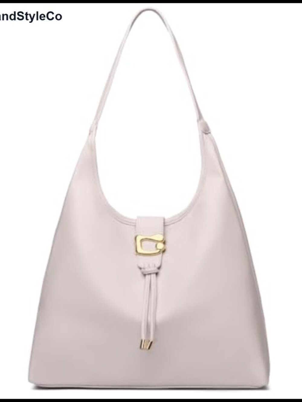 MYHOZEE Soft Vegan Leather Slouchy Hobo Shoulder Bag Large Tote
